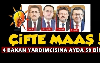 4&nbsp;bakan yardımcısına daha &ccedil;ifte maaş!