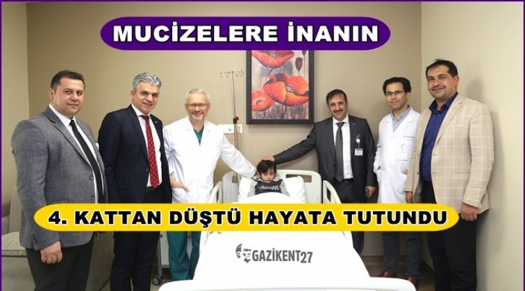 4. kattan d&uuml;şen &ccedil;ocuğun mucize kurtuluşu