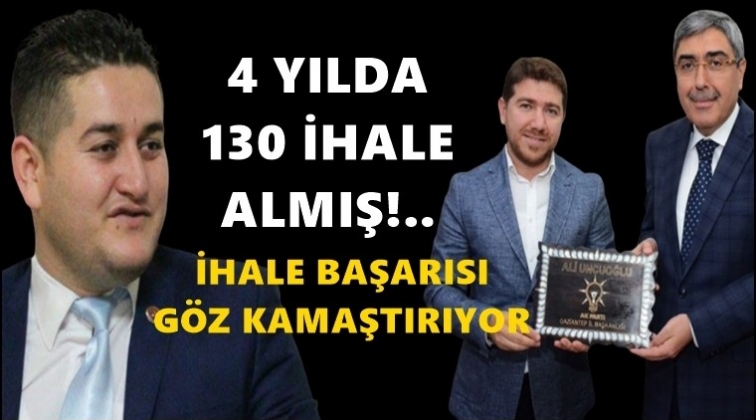 4 yılda 130 ihale almış!..