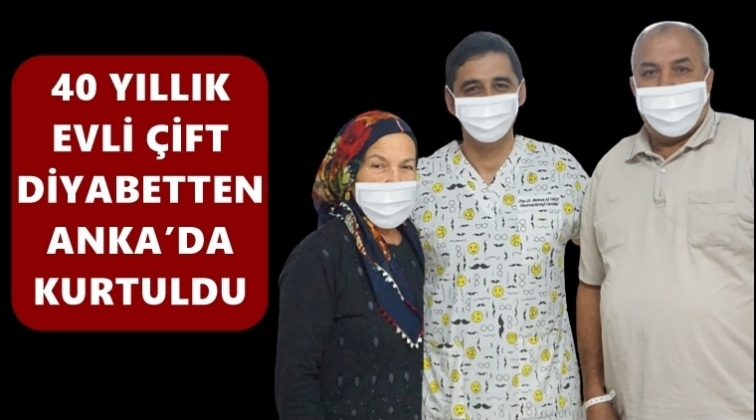 40 yıllık evli &ccedil;ift diyabetten kurtuldu...