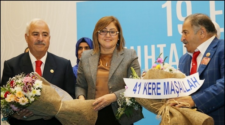 41 yıllık muhtarlar onurlandırıldı