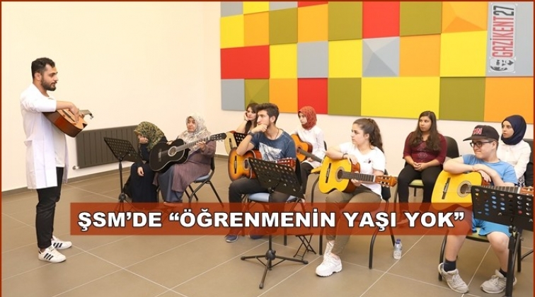 45 yaşında gitar kursuna katıldı