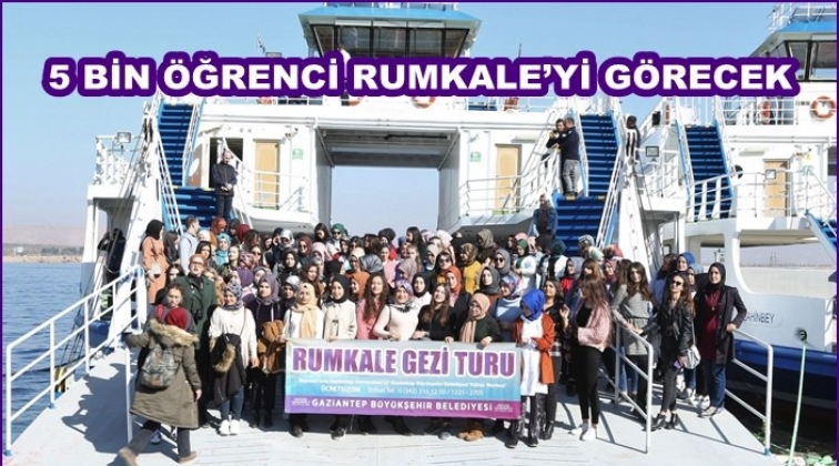 5 bin &ouml;ğrenci Rumkale'yi gezecek