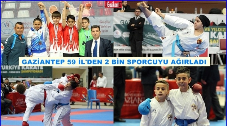 59 ilden 2 bin sporcuyu ağırladık