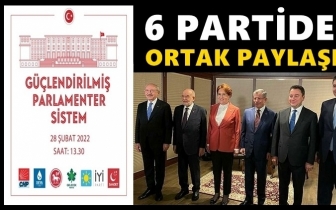6 partiden ortak paylaşım: Yarının Türkiyesi