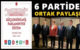 6 partiden ortak paylaşım: Yarının T&uuml;rkiyesi