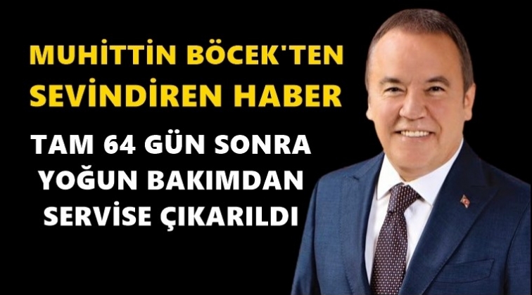 64 g&uuml;n sonra yoğun bakımdan &ccedil;ıktı!