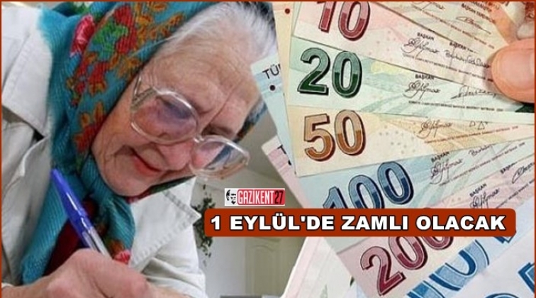 65 yaş aylığı 1 Eylül'de zamlı ödenecek