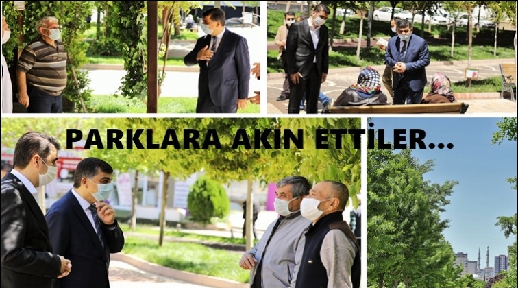 65 yaş &uuml;st&uuml; vatandaşlar parklara akın etti