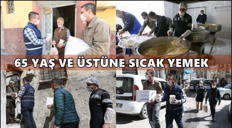 65 yaş ve &uuml;st&uuml;ne sıcak yemek ve ekmek
