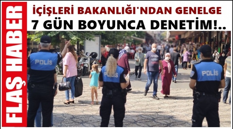 7 g&uuml;n &uuml;st &uuml;ste corona denetimi!