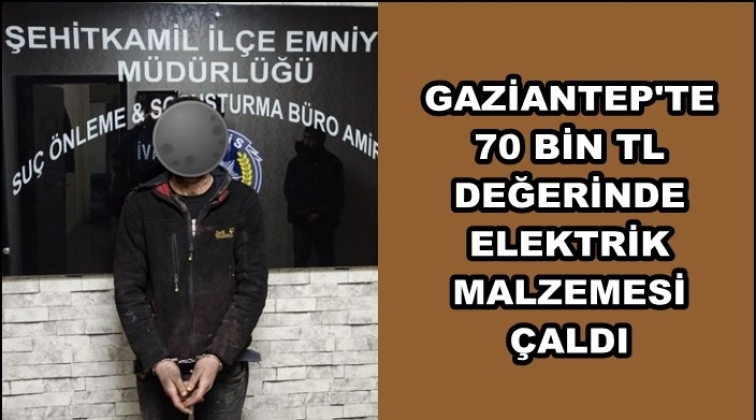 Gaziantep'te 70 bin liralık hırsızlık