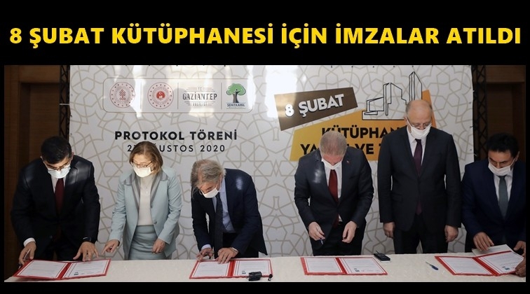 8 Şubat K&uuml;t&uuml;phanesi i&ccedil;in protokol imzalandı