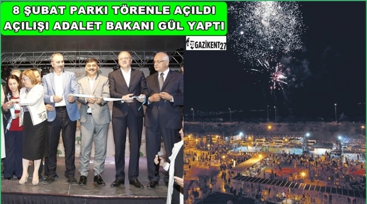 8 Şubat Semt Parkı t&ouml;renle a&ccedil;ıldı