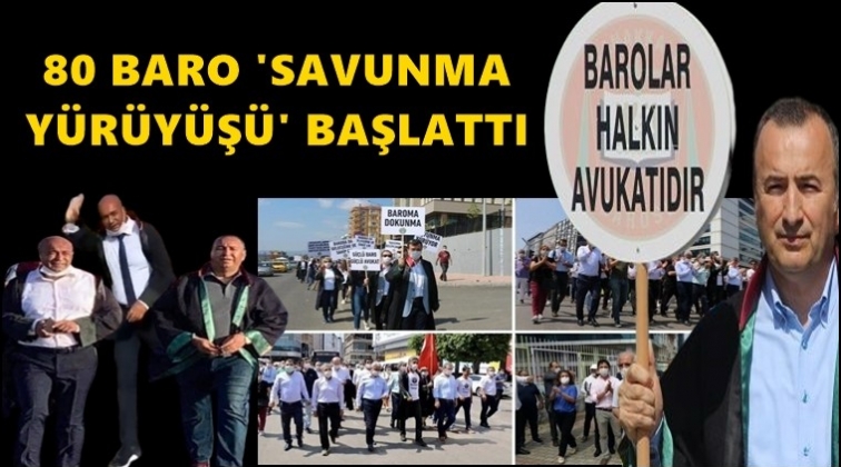 80 baro başkanı Ankara&rsquo;ya y&uuml;r&uuml;yor...