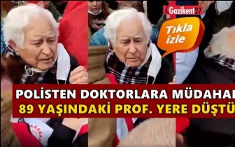 89 yaşındaki profes&ouml;r yere d&uuml;şt&uuml;!