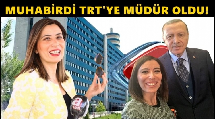 A haber muhabiri TRT'de haber müdürü oldu!