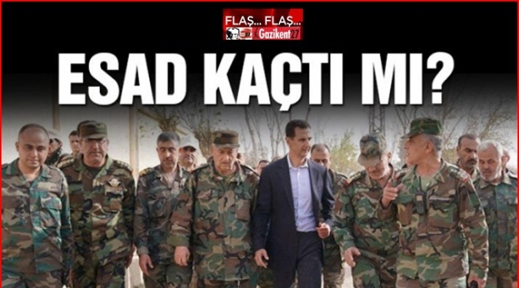 ABD 'Esad kaçtı' dedi, Rejim yalanladı...