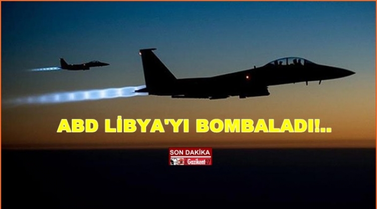 ABD Libya'yı bombaladı!..
