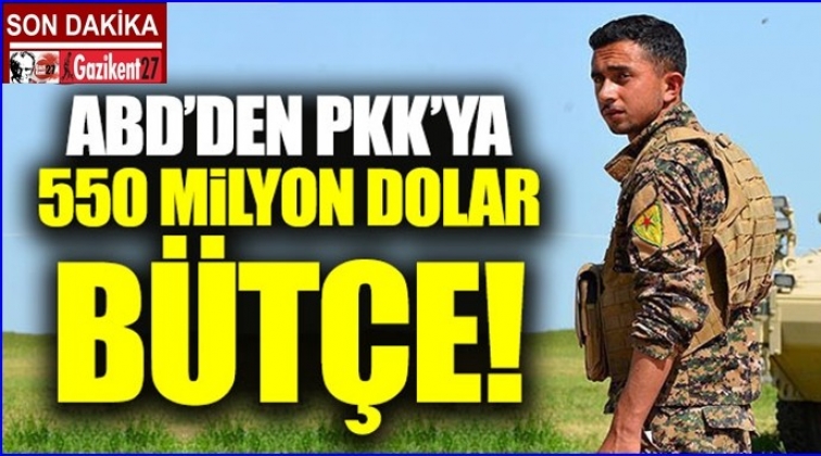 ABD, PKK-PYD'ye 550 milyon dolar  bütçe ayırdı