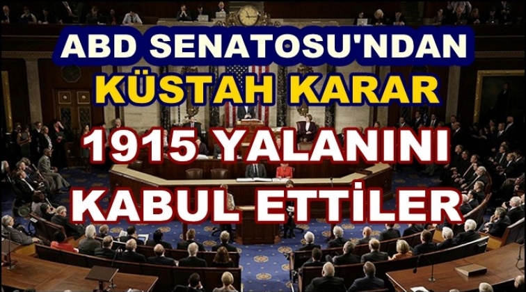 ABD &lsquo;Ermeni soykırımı&rsquo; tasarısını kabul etti!