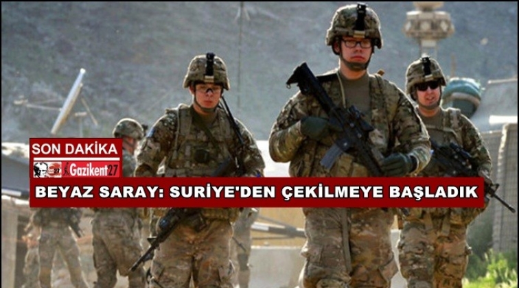 ABD askerleri Suriye'den çekilmeye başladı