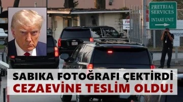 ABD tarihinde ilk: Trump sabıka fotoğrafı çekildi!