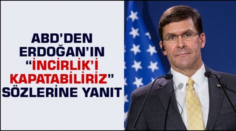 ABD&rsquo;den Erdoğan&rsquo;ın o s&ouml;zlerine yanıt