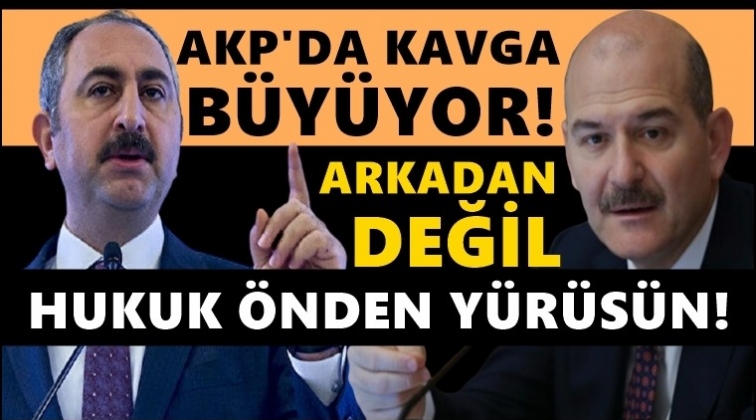 AKP'de Abdulhamit Gül, Soylu kavgası büyüyor!