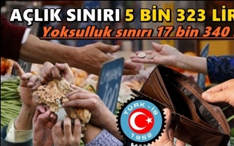 A&ccedil;lık sınırı 5 bin 323 lira oldu!