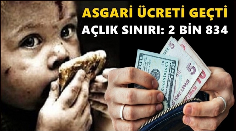 A&ccedil;lık sınırı asgari &uuml;creti ge&ccedil;ti!..