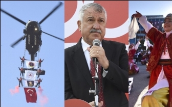 Adana'da 100. yıla coşkulu kutlama...