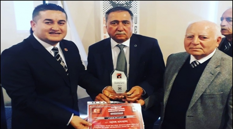 ADD'den Kalkan'a onur belgesi