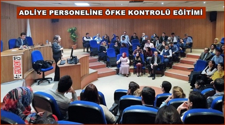 Adliye personellerine '&Ouml;fke Kontrol&uuml;' eğitimi