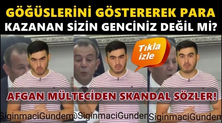 Afgan m&uuml;lteciden T&uuml;rklere skandal s&ouml;zler!..