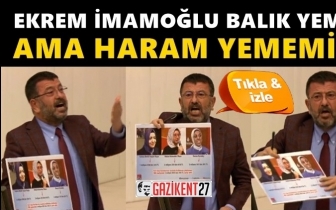 Ağbaba: İmamoğlu balık yemiş ama haram yememiş