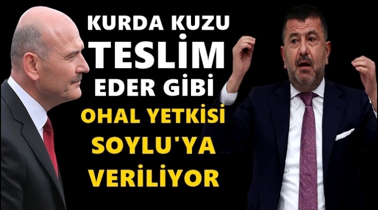 Ağbaba: Kurda kuzu teslim eder gibi Soylu'ya veriliyor