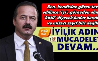 Ağıralioğlu: İyilik adına m&uuml;cadele devam!