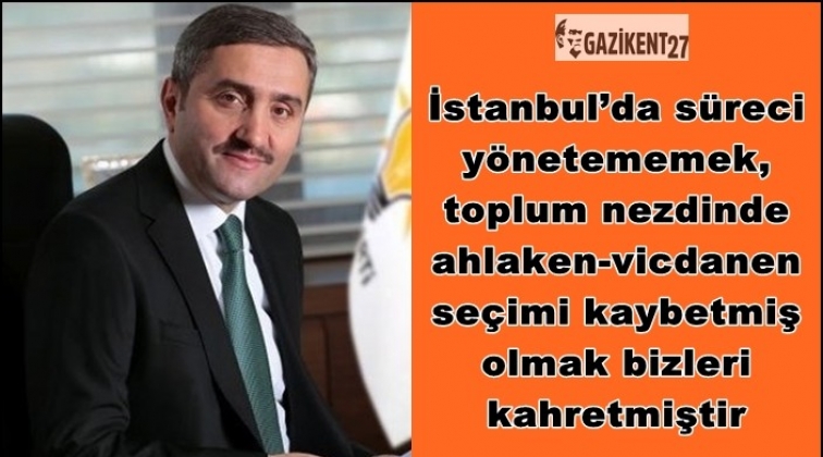 Ahlaken-vicdanen se&ccedil;imi kaybetmiş olmak...