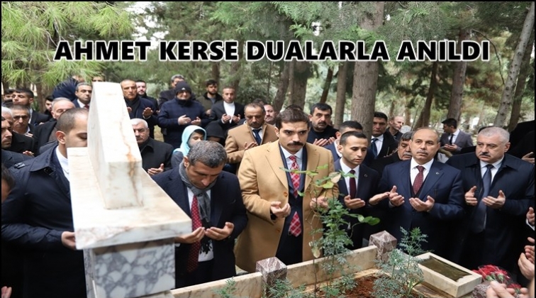 Ahmet Kerse mezarı başında dualarla anıldı