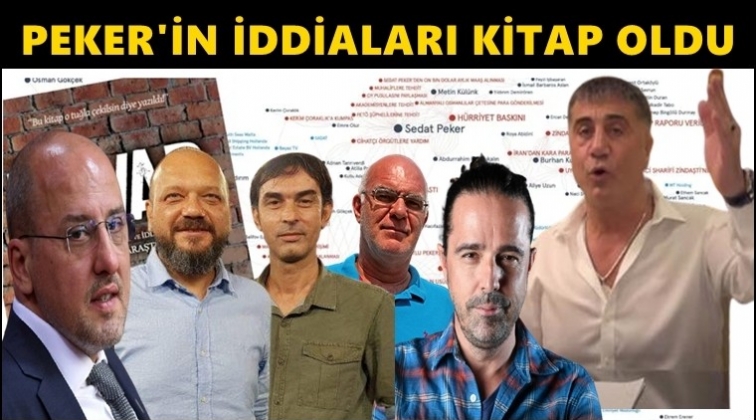 Sedat Peker&rsquo;in iddia, ifşa ve itirafları kitap oldu!