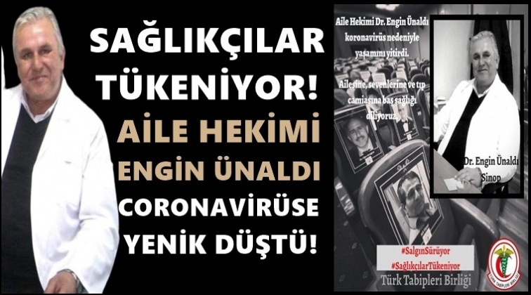 Aile Hekimi coronadan hayatını kaybetti