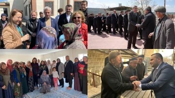 Ak Parti adayları saha &ccedil;alışmalarına hız verdi