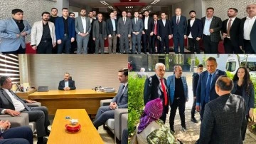 Ak Parti Gaziantep adaylarından basın ziyaretleri