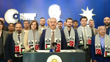 AK Parti Gaziantep'ten İsrail saldırılarına tepki!