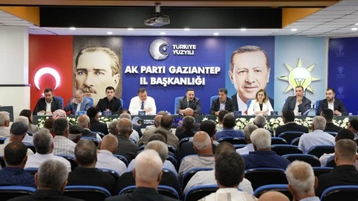 Ak Parti Gaziantep Teşkilatı mahalle temsilcileri ile buluştu