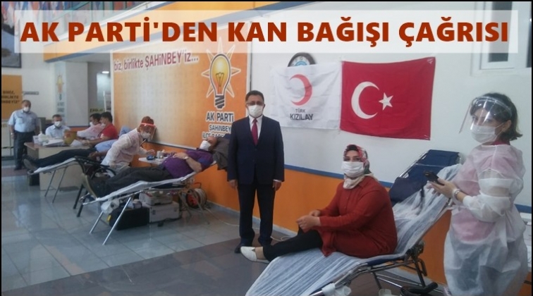 AK Parti Şahinbey'den kan bağışı çağrısı