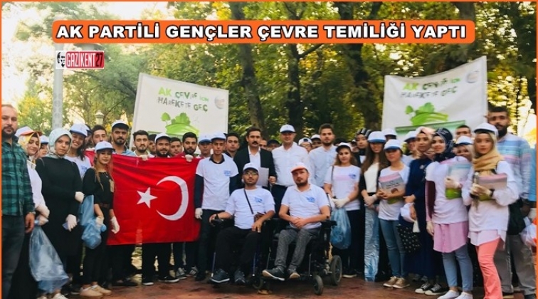 AK Parti&rsquo;den &ccedil;evre temizliği &ccedil;alışması