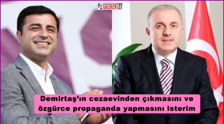 Ak Partili Babuşcu: Demirtaş&rsquo;ın cezaevinden &ccedil;ıkmasını isterim