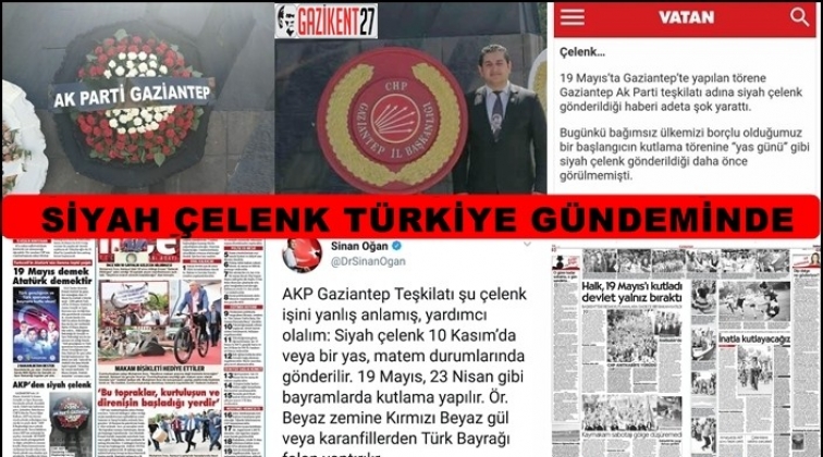 Ak Parti'nin siyah &ccedil;elengi T&uuml;rkiye g&uuml;ndeminde
